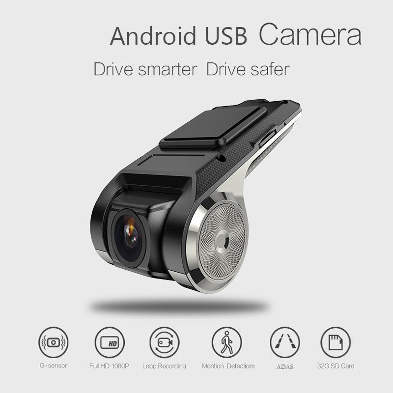 HD 1080P Car DVR Dash Video Recorder Android USB Camera 150° Wide Angle Dashcam