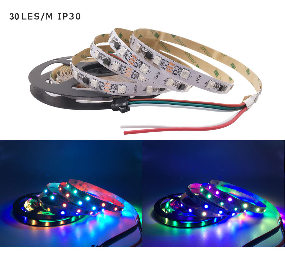 RGB 5050 Flexible Led Strip Lights SMD 12V DC