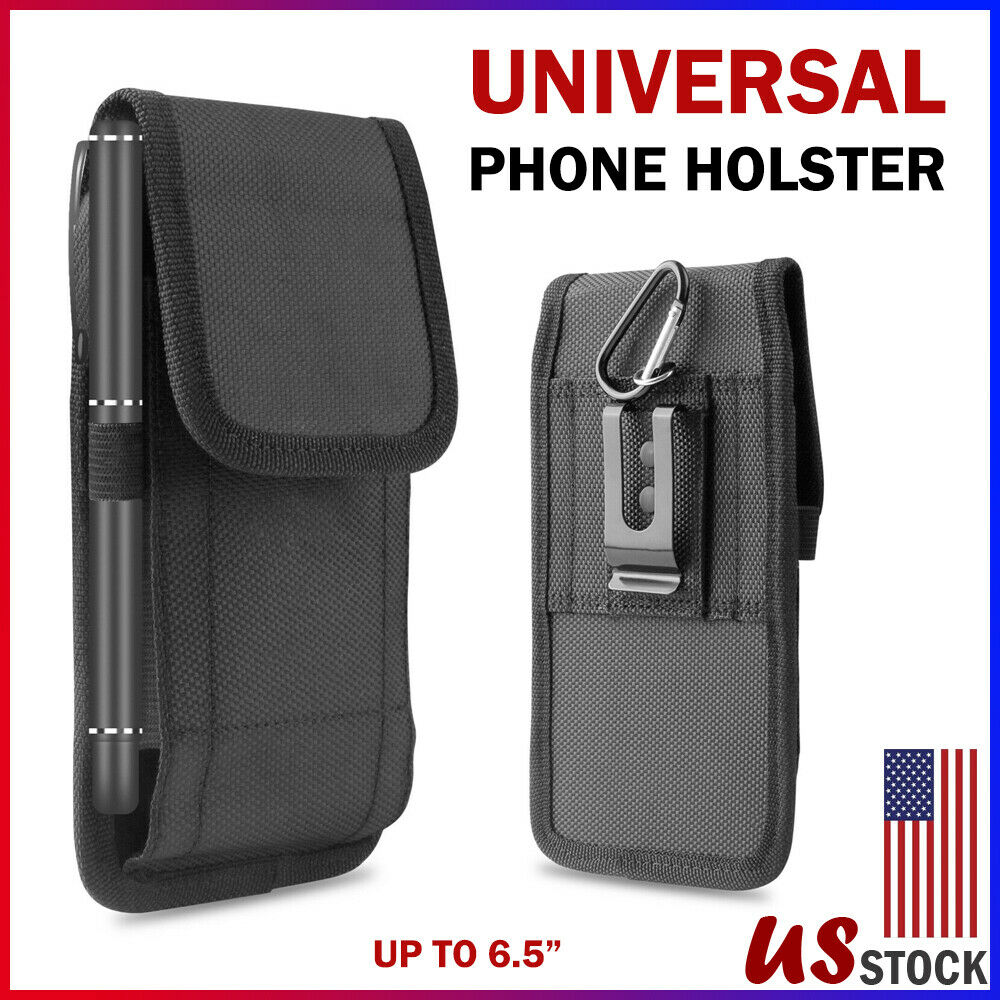 Universal Vertical Cell Phone Holster Pouch Belt Case Cover Sleeve Carrying Case