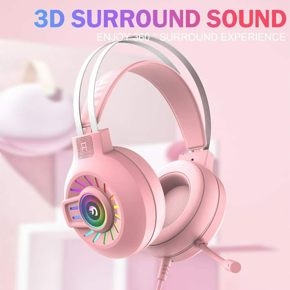 3.5mm Gaming Headset With Mic Headphone For PC Laptop Nintendo PS4 PS5