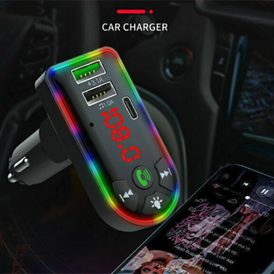 Car Bluetooth 5.0 MP3 Player FM Transmitter Radio 3.1A Fast Charger Adapter Lots